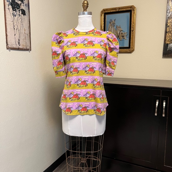 NWT Nooworks Jammin Puff Top size M - Picture 2 of 5